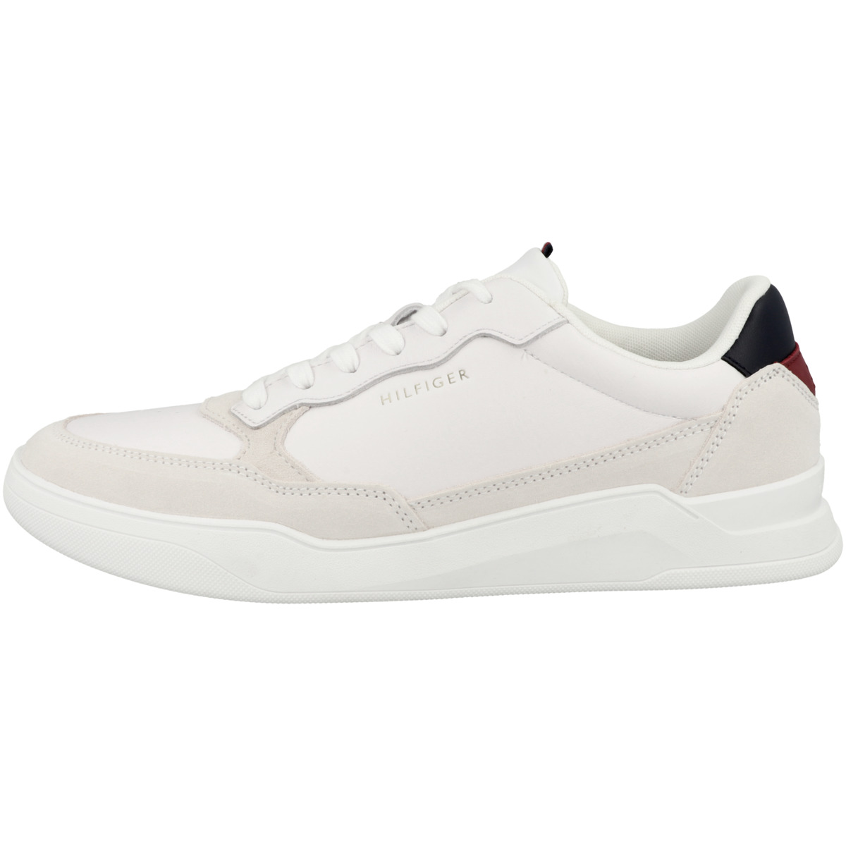 Tommy Hilfiger Elevated Cupsole Leather Mix Sneaker Low weiss