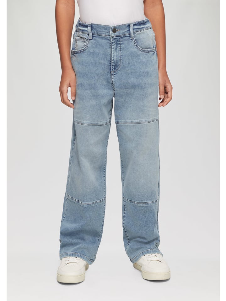 s.Oliver Jeans-Hose lang in Blau günstig kaufen