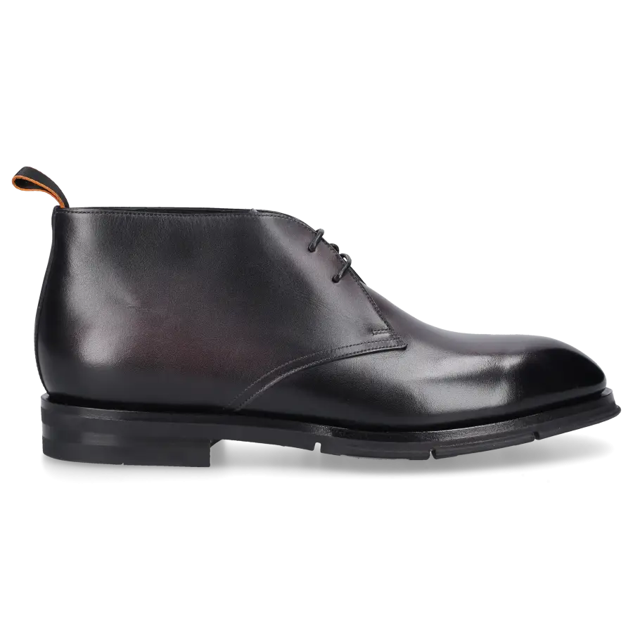 Santoni - Stiefeletten 18583 Kalbsleder - grau