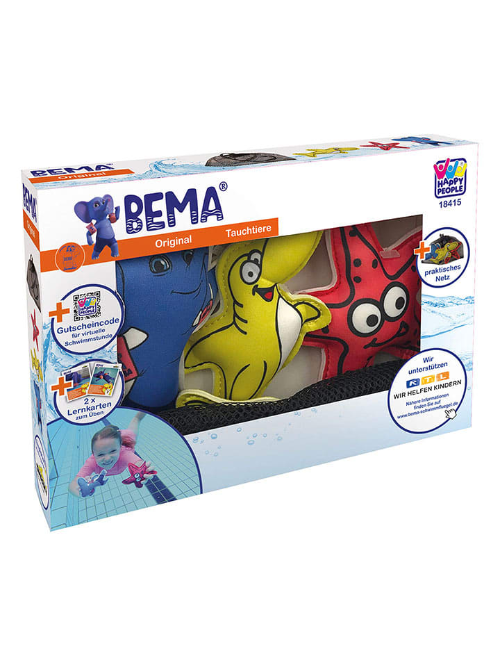 BEMA 3tlg. Tauchtier-Set in Bunt - ab 3 Jahren günstig kaufen onesize