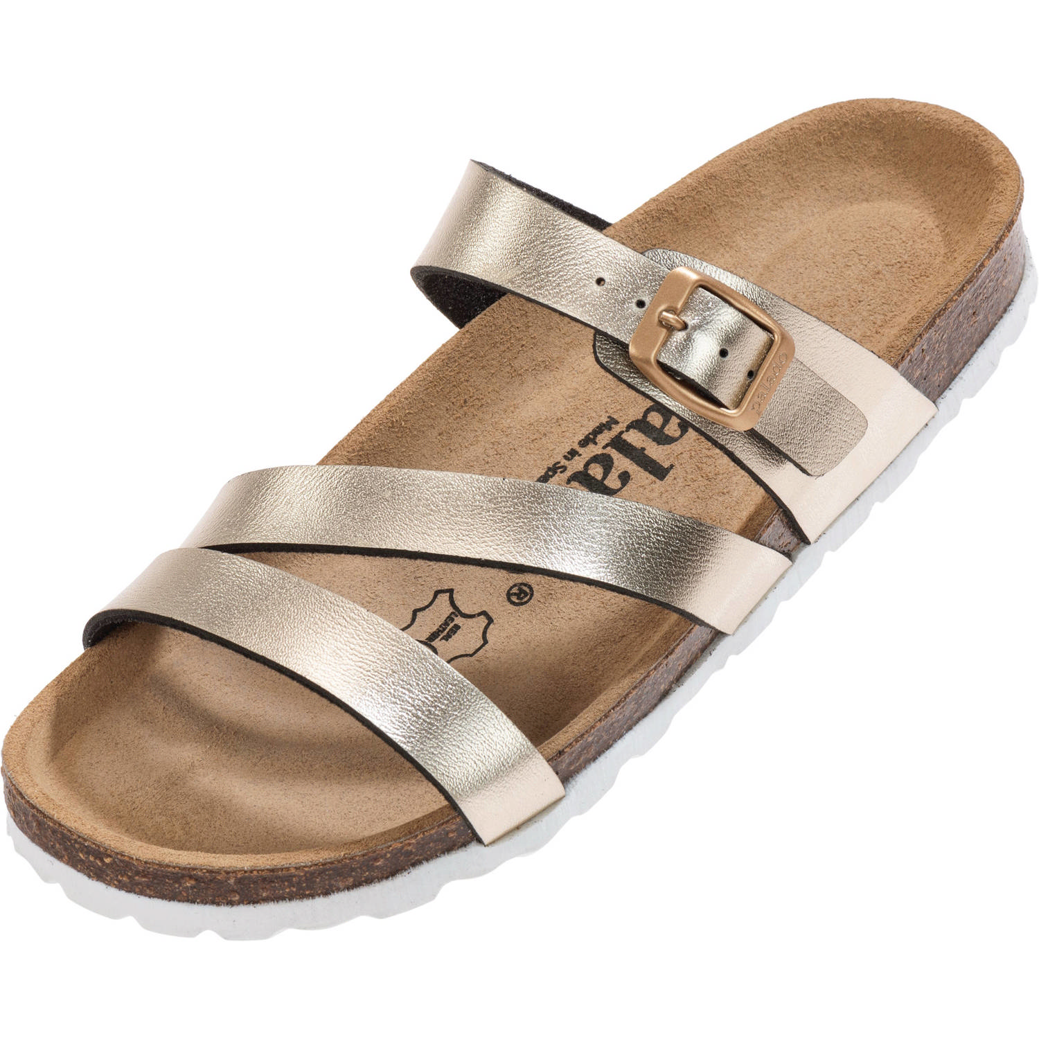 Palado Ikaria Metallic, Pantoletten, Damen, Altgold