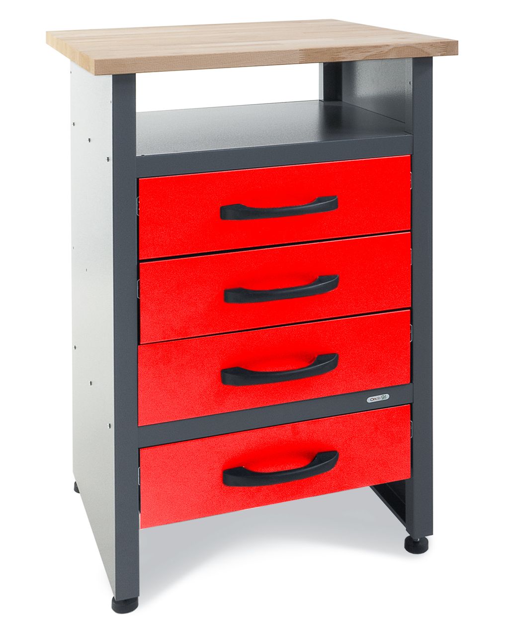Ondis24 Kraft Werkzeuge Werkbank Werktisch Bernd Plus 95cm rot