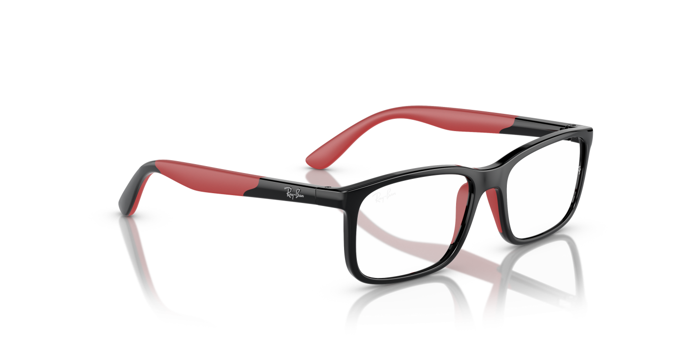 RB1621 OPTICS KIDS BIO-BASED - Negru lucios pe roșu