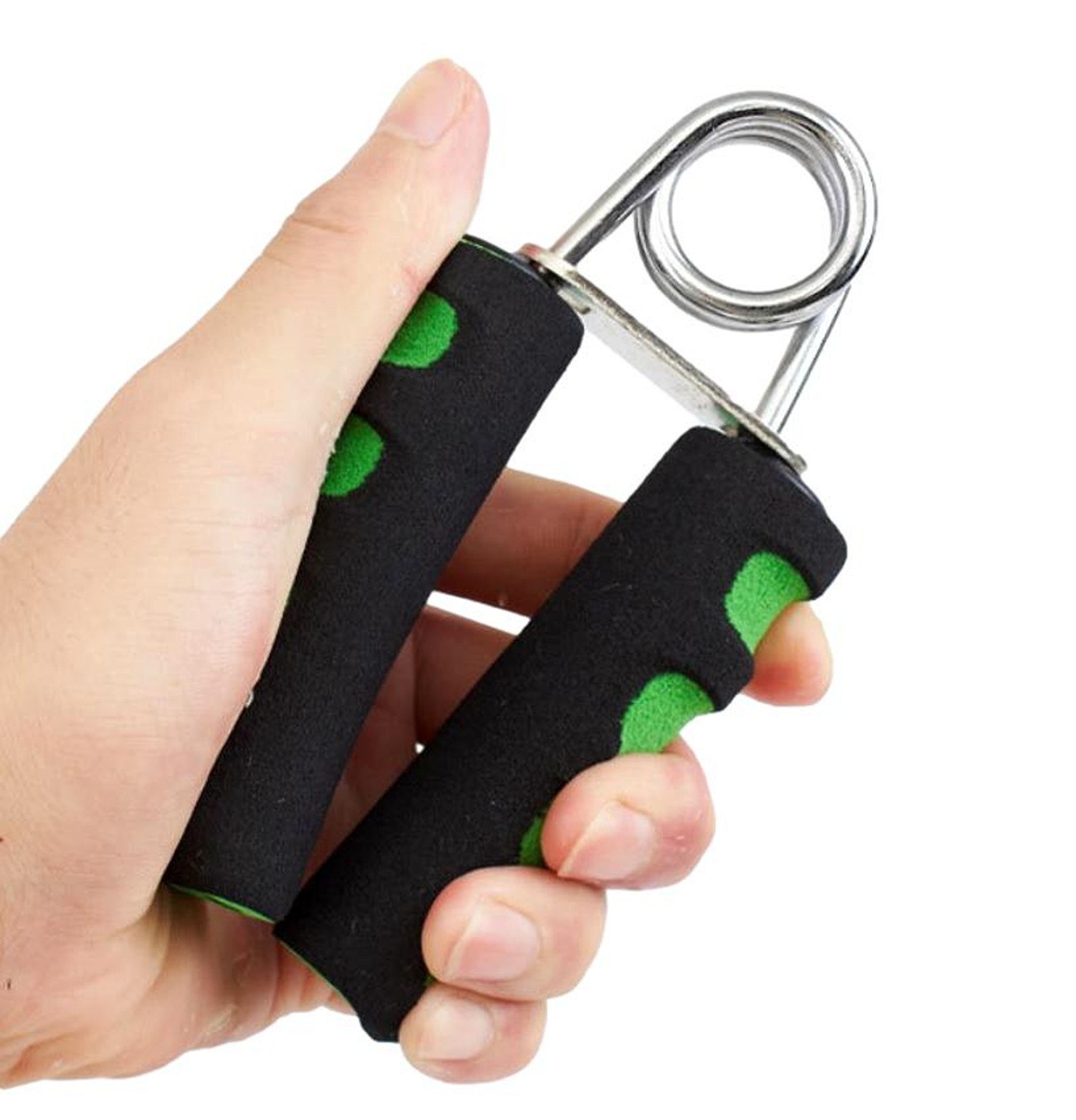 BAYLI Kurzhantel 2 Stück Handtrainer, Fingertrainer grün, Unterarmtrainer, Handmuske