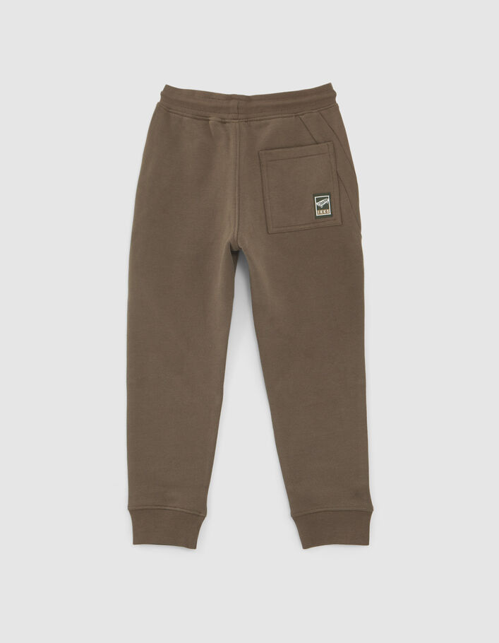 Jogging kaki avec découpes garçon