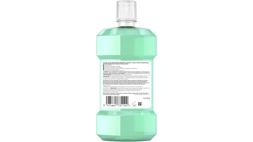 Listerine Mundspülung Clean & Fresh 500 ml