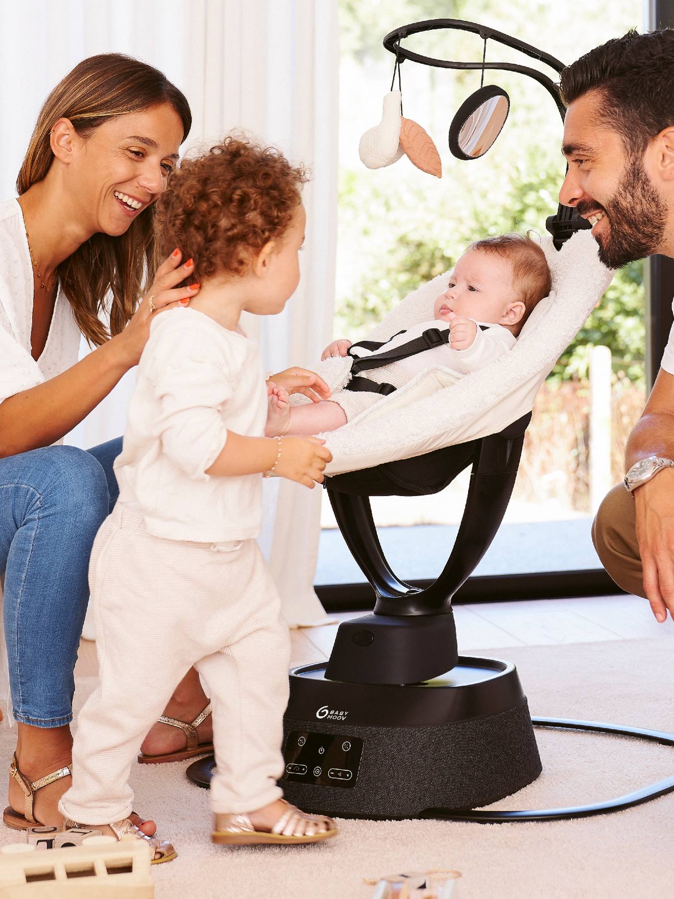 Babymoov Elektronische Baby Wippe SWOON EVOLUTION CURL BABYMOOV - weiß