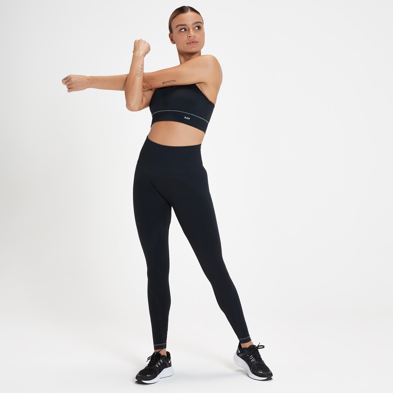 Brassière de sport sans coutures en graphène MP Velocity Ultra pour femmes – Noir
