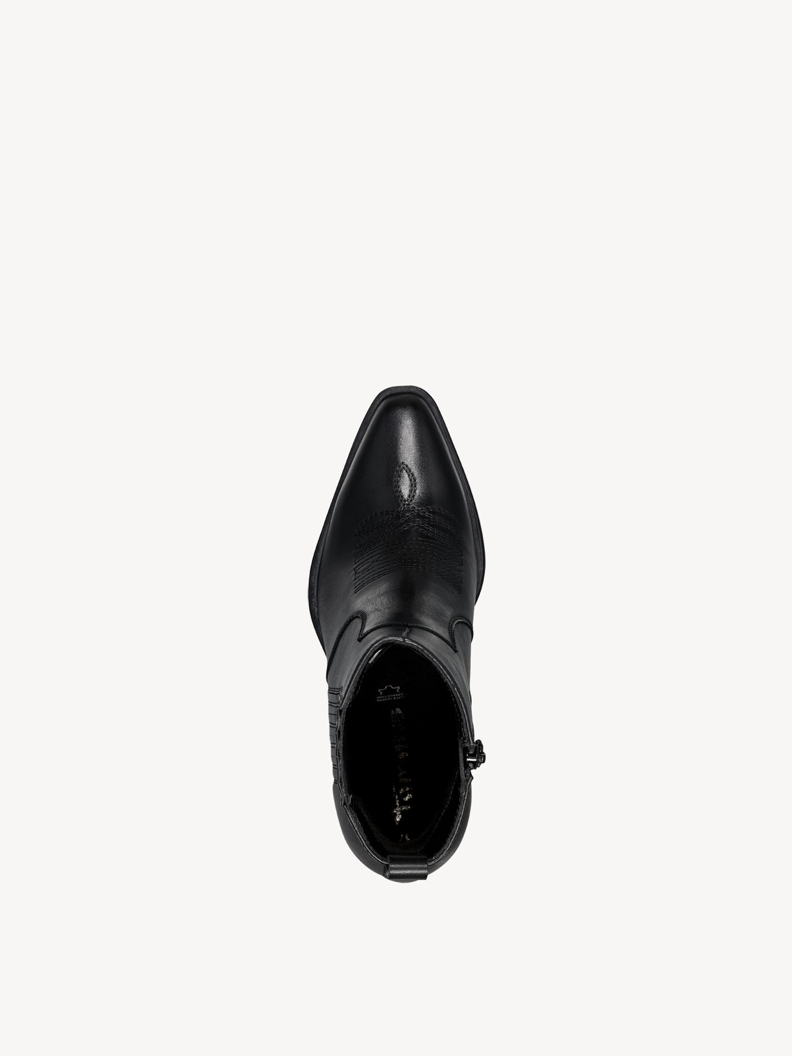 Bottes de cow-boy en cuir - noir