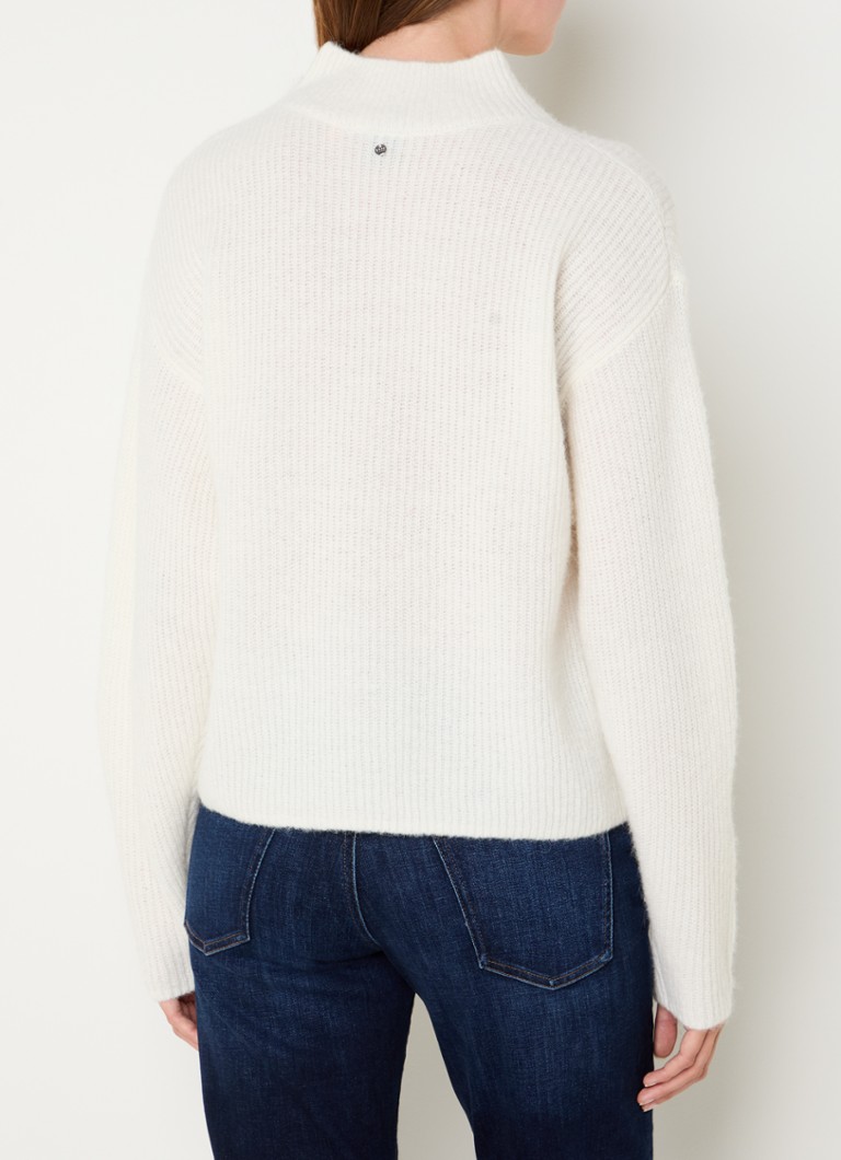 HUGO BOSS Flondassy chunky knit sweater in alpaca wool blend