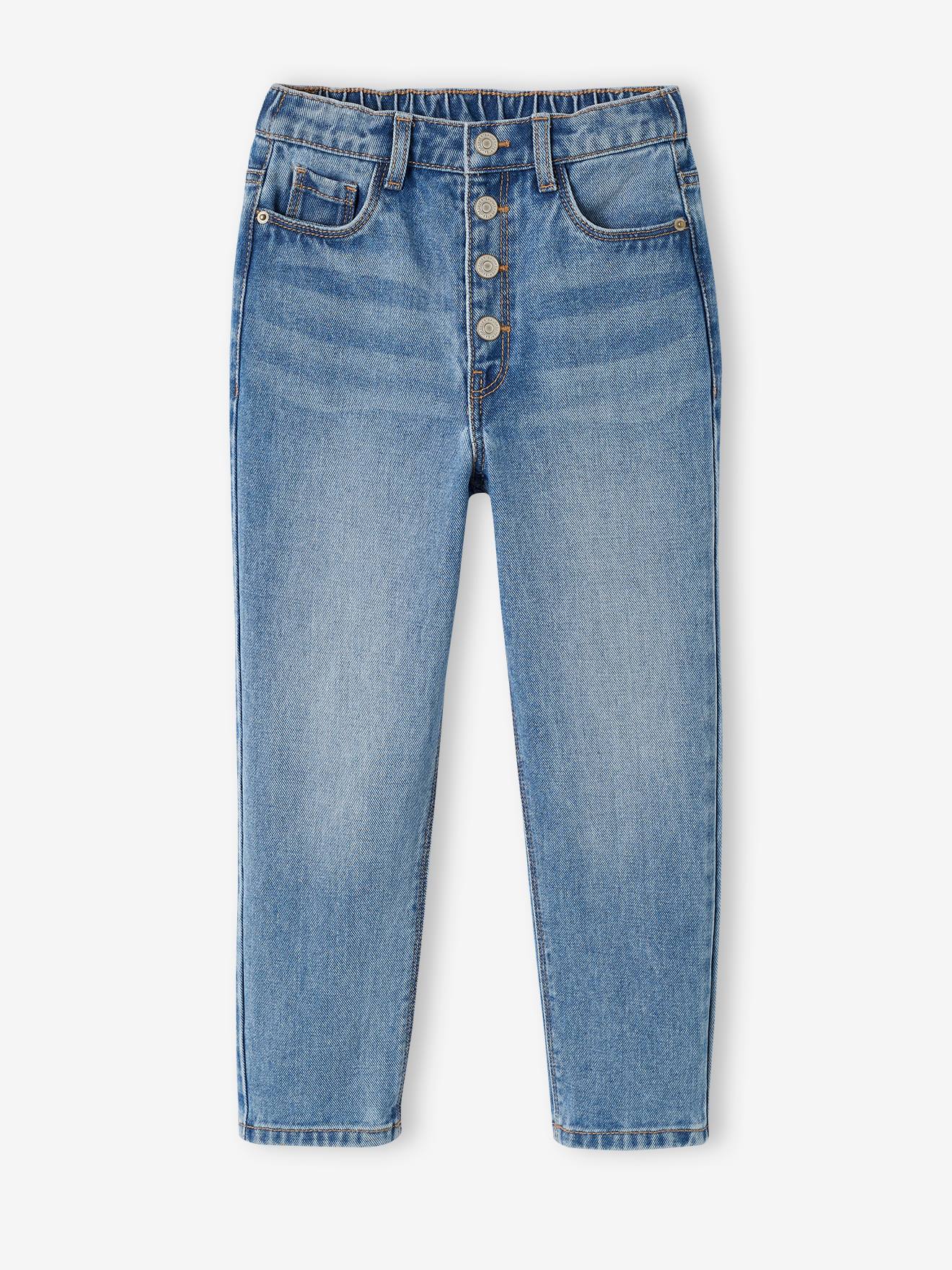 Jean Mom fit MorphologiK fille tour de hanches MEDIUM stone
