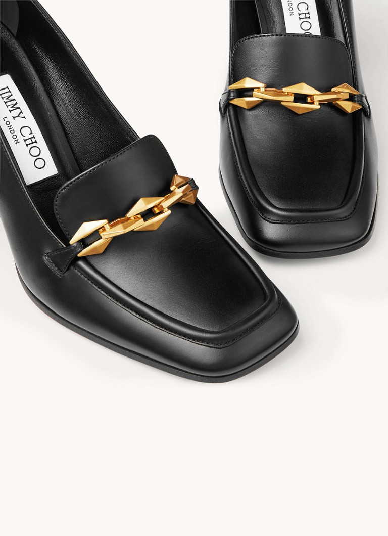 Pantofi cu toc Jimmy Choo Diamond Tilda 85 din piele de vițel