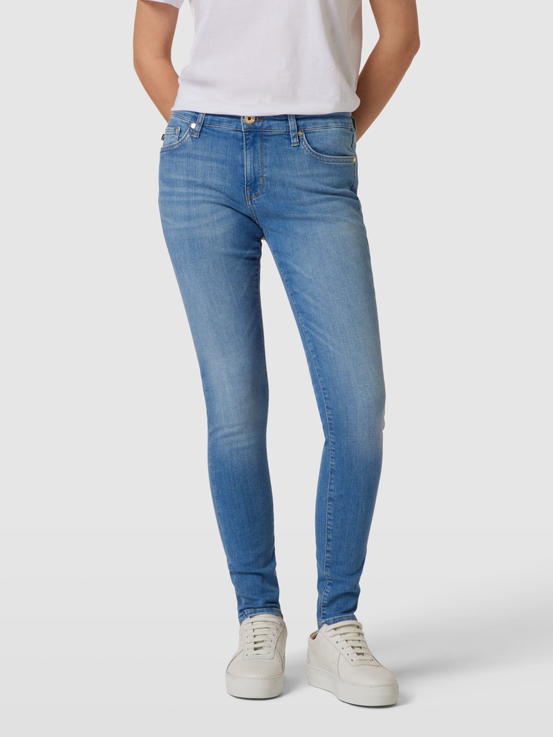 Jeans in 5-Pocket-Design Modell 'Sue' in hellblau