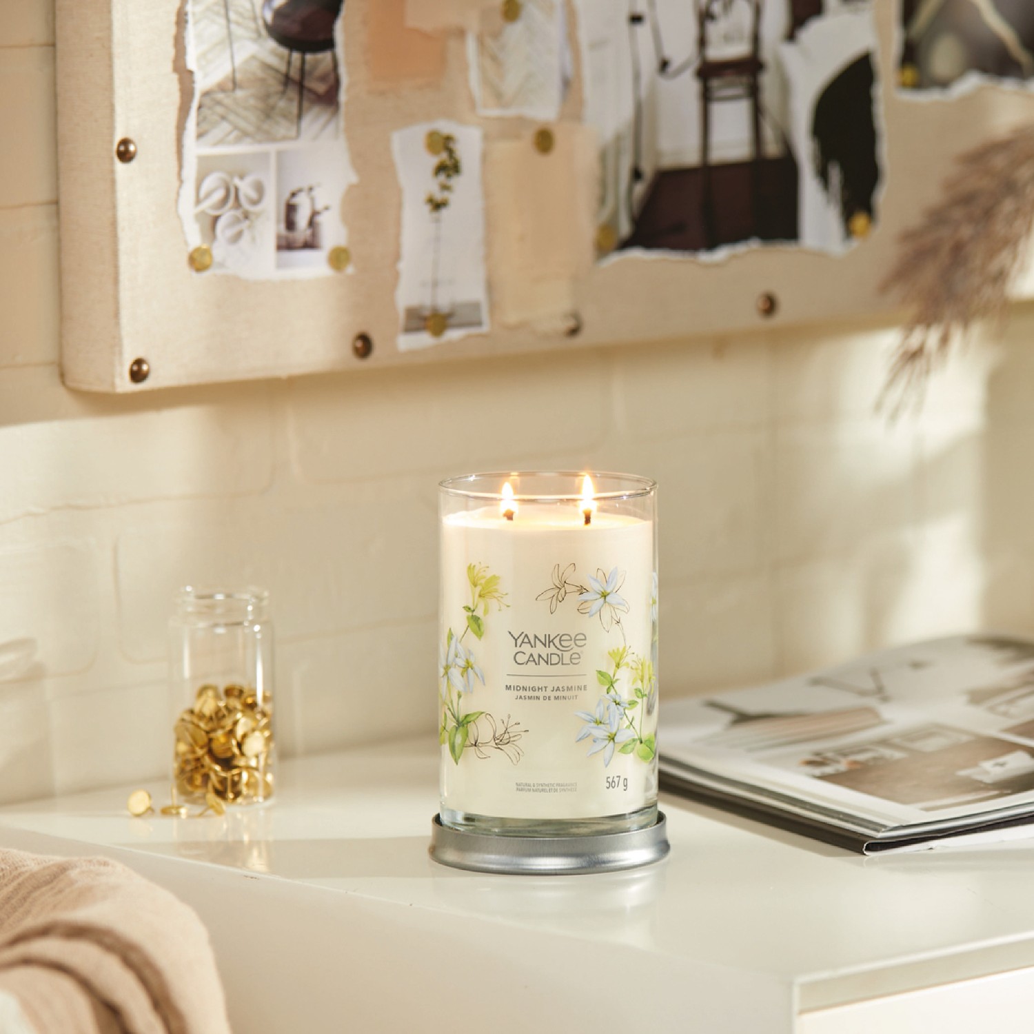 YANKEE CANDLE pohár na sviečku s jasmínom