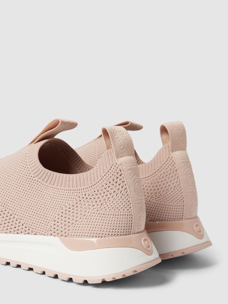 Sock-Sneaker mit Label-Details Modell 'BODIE' in hellrosa
