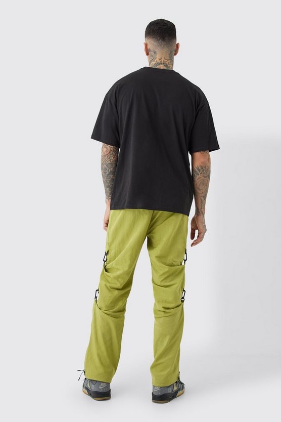 Tall lockere Nylon-Hose mit elastischem Bund