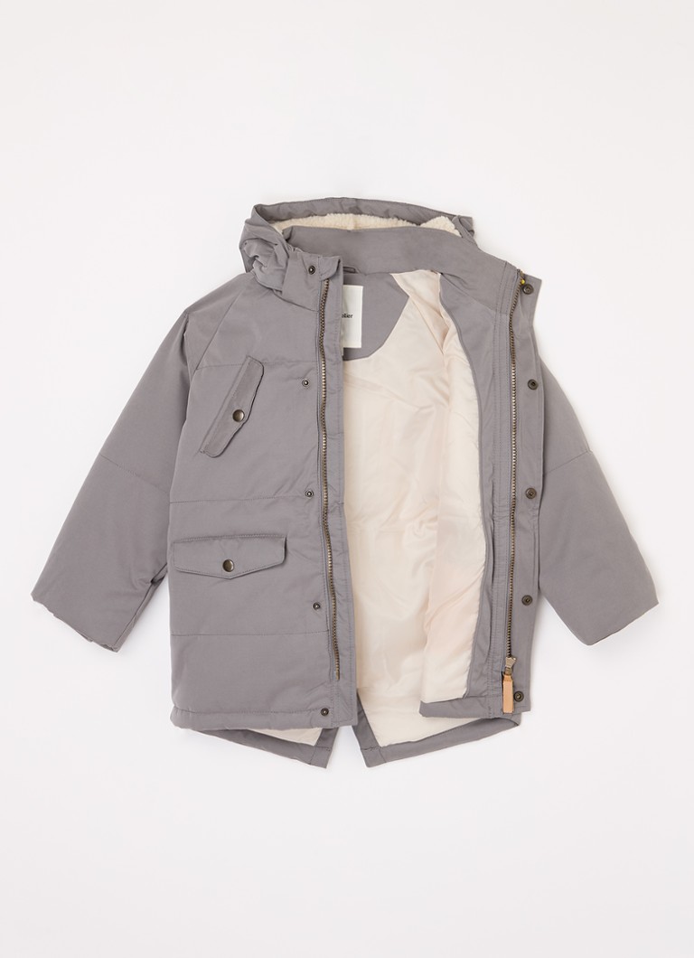 Lil 'Atelier  NMMGodo gewatteerde parka met afneembare capuchon