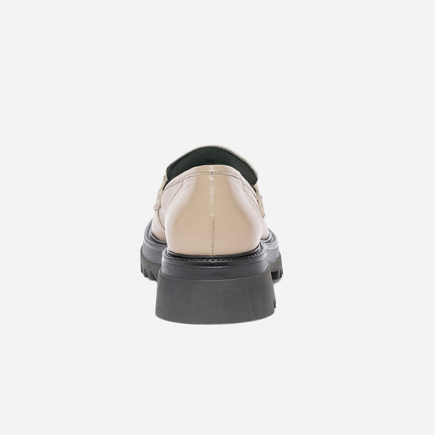 Mocassin TEXTO beige éco-conçu à semelle crantée