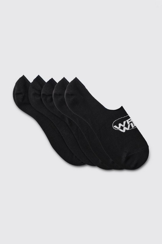3er-Pack unsichtbare Socken mit Worldwide-Logo