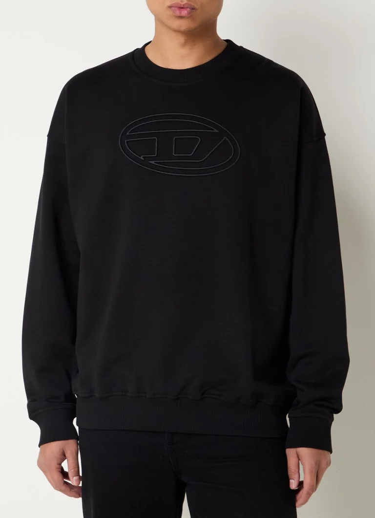 Diesel S-Mart-Bigoval sweater with 3D logo print