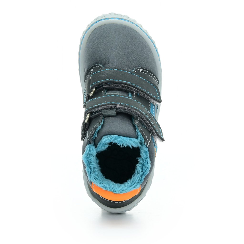 Ricosta Lion mittle Graphit/grigio (M) Lauflernschuhe - gefütterte Barfuß-Stiefeletten