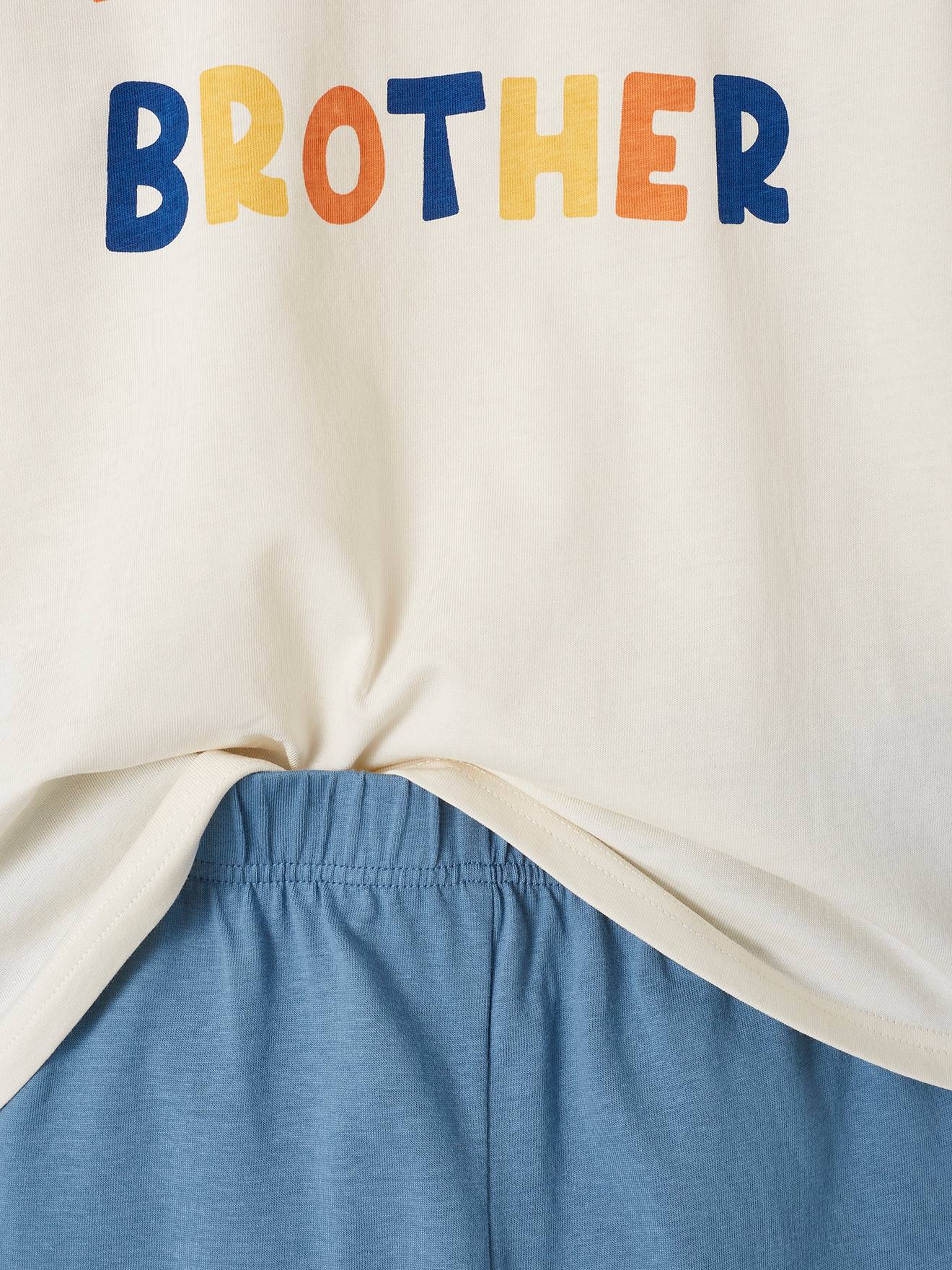 Pyjama meilleur brother garçon indigo