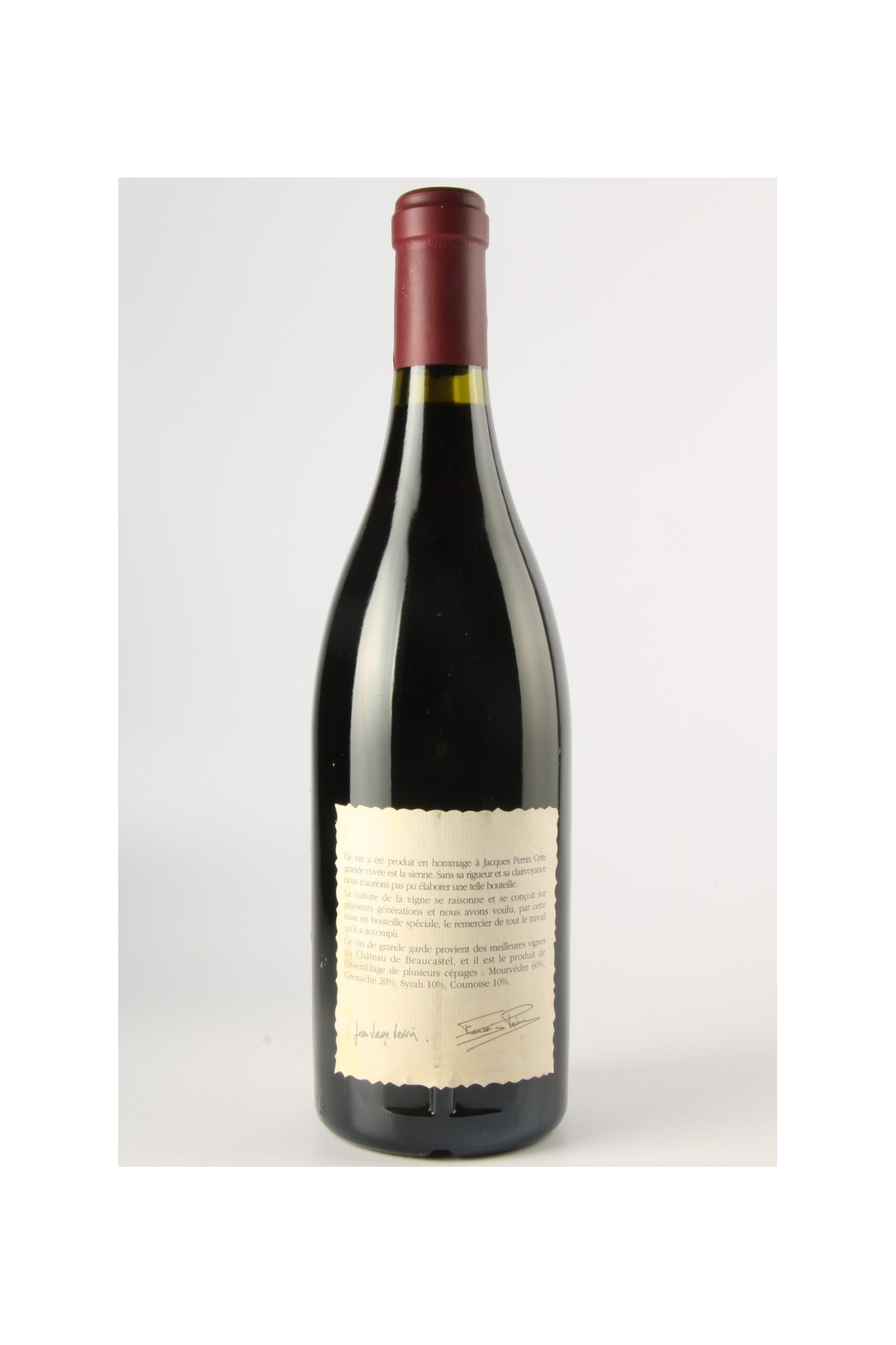 Château De Beaucastel Hommage À Jacques Perrin 1995, Châteauneuf du Pape