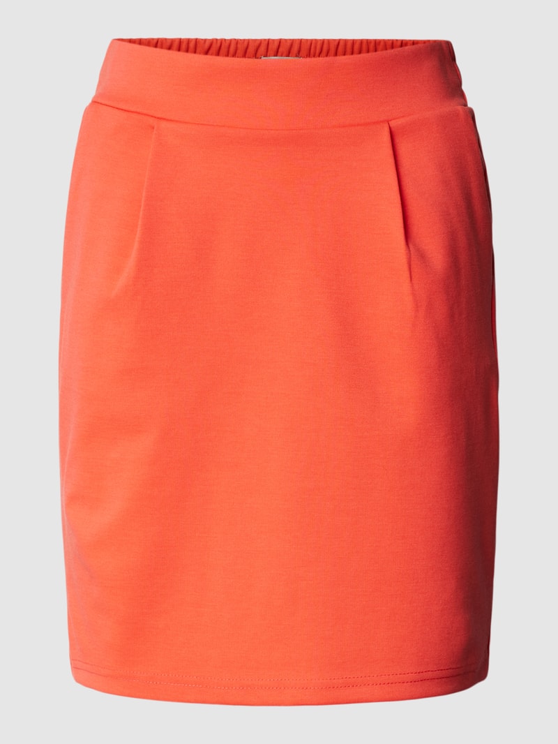 Minirock mit Bundfalten Modell 'Kate' in koralle