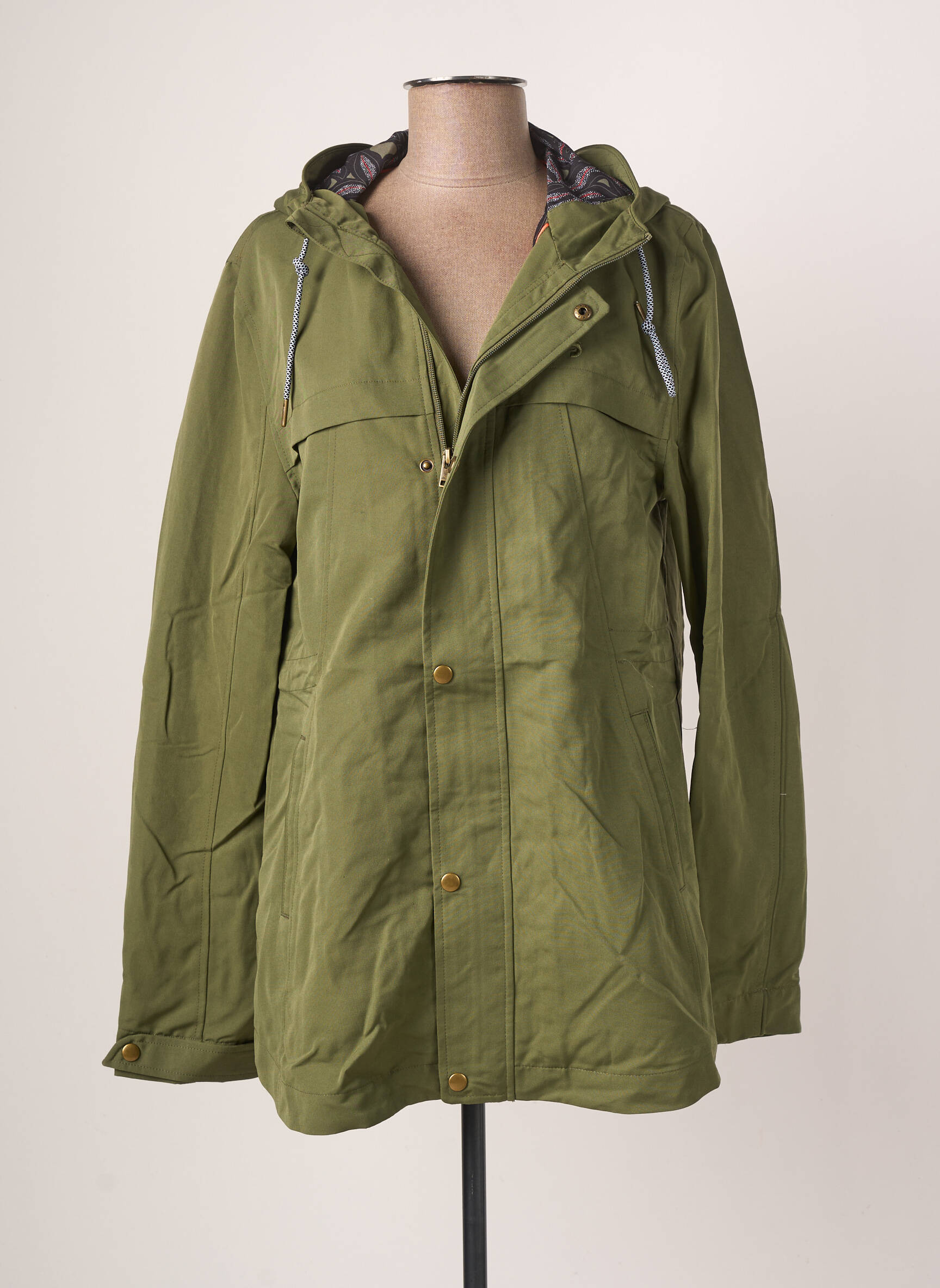 J Joy Parkas Femme couleur vert