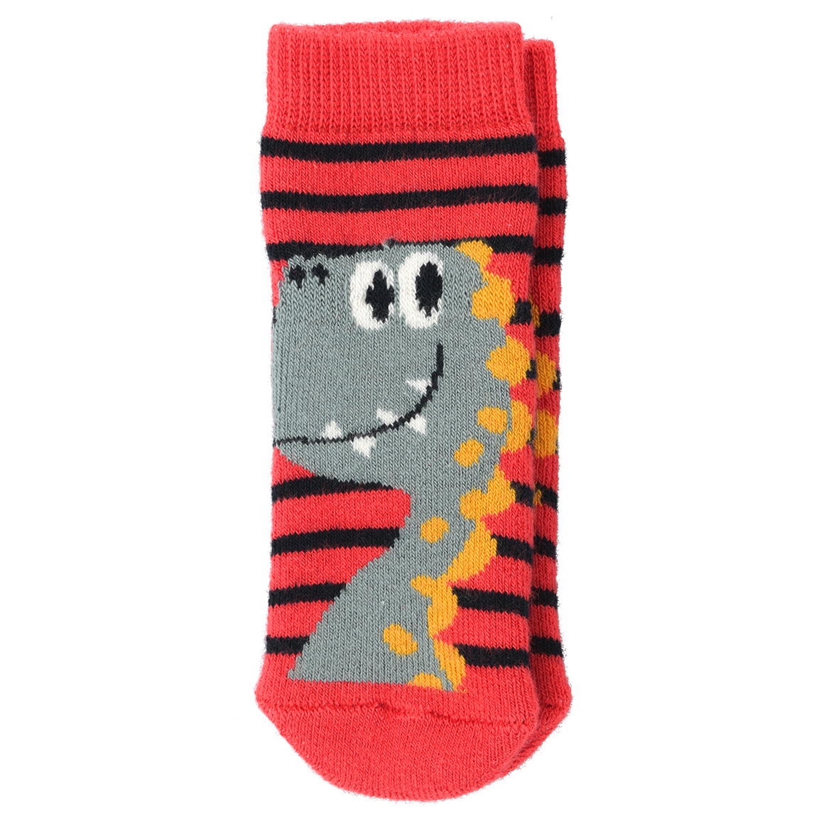 2 Paar Newborn Socken mit Dino-Motiv