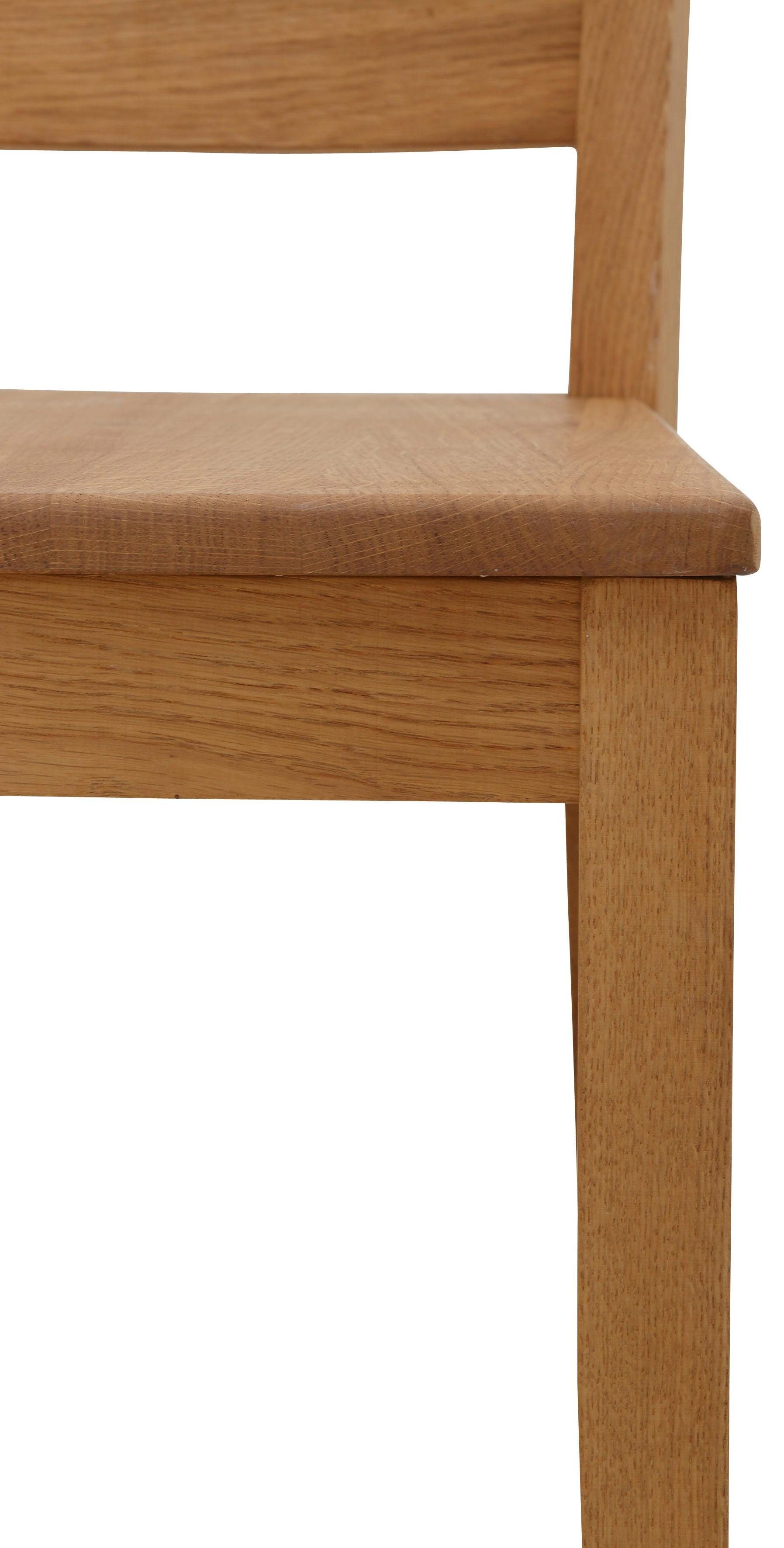 Home affaire Stuhl Paul (Set, 2 St), aus massiver Eiche