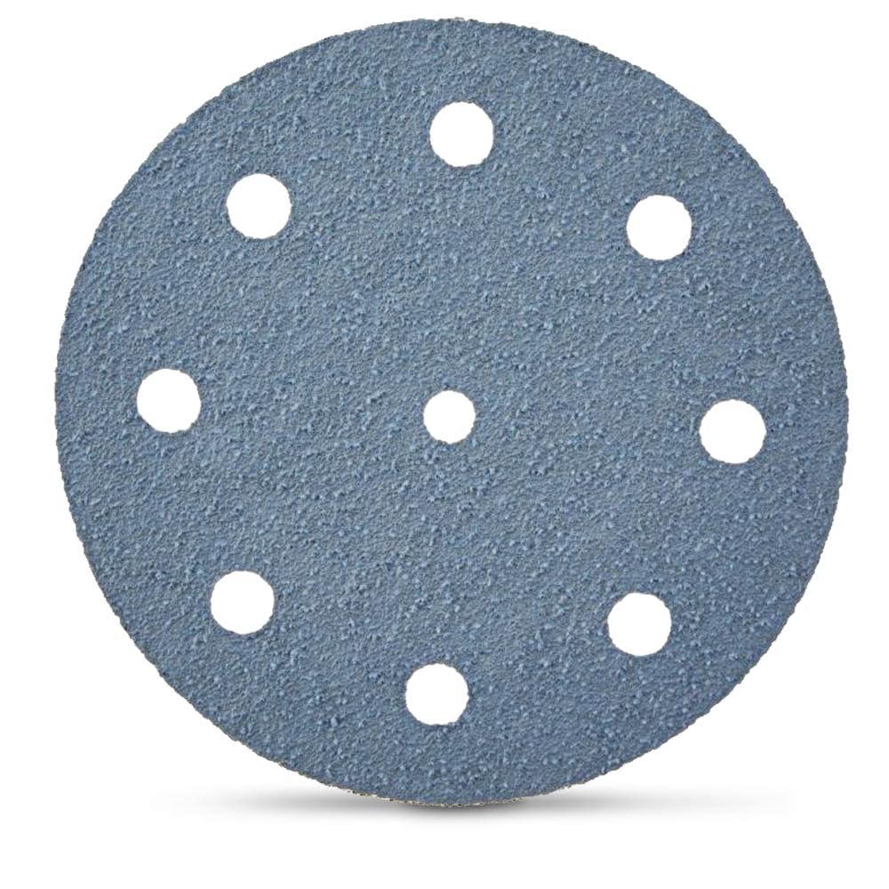 Disco de lixa FESTOOL Stickfix GRANAT de 90 mm, grão 80, 6 furos - 50 peças