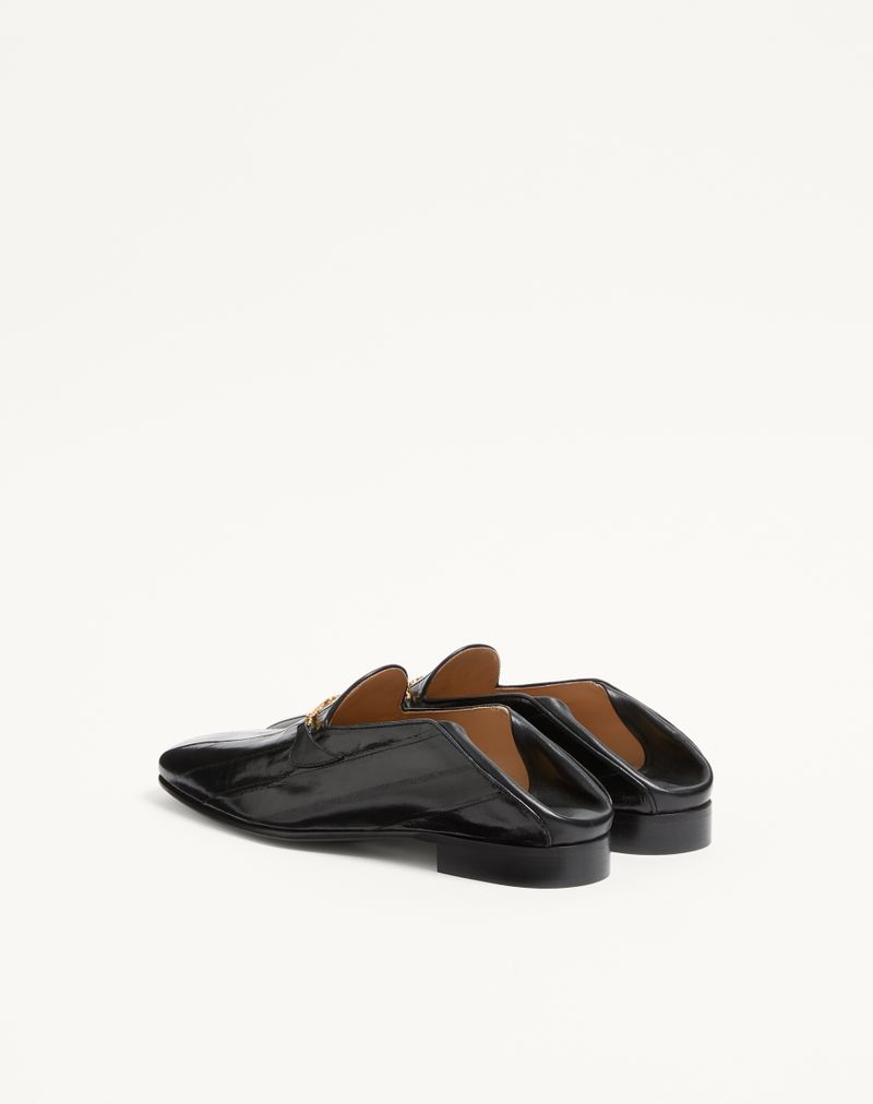 Mocassim Jiggie em enguia e napa