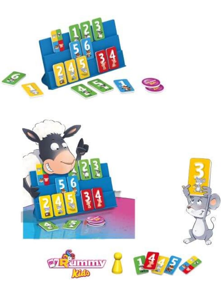 Schmidt Spiele Brettspiel MyRummy Kids, 2 bis 4 Spieler, ab 5 Jahre, ab 5 Jahre günstig kaufen onesize