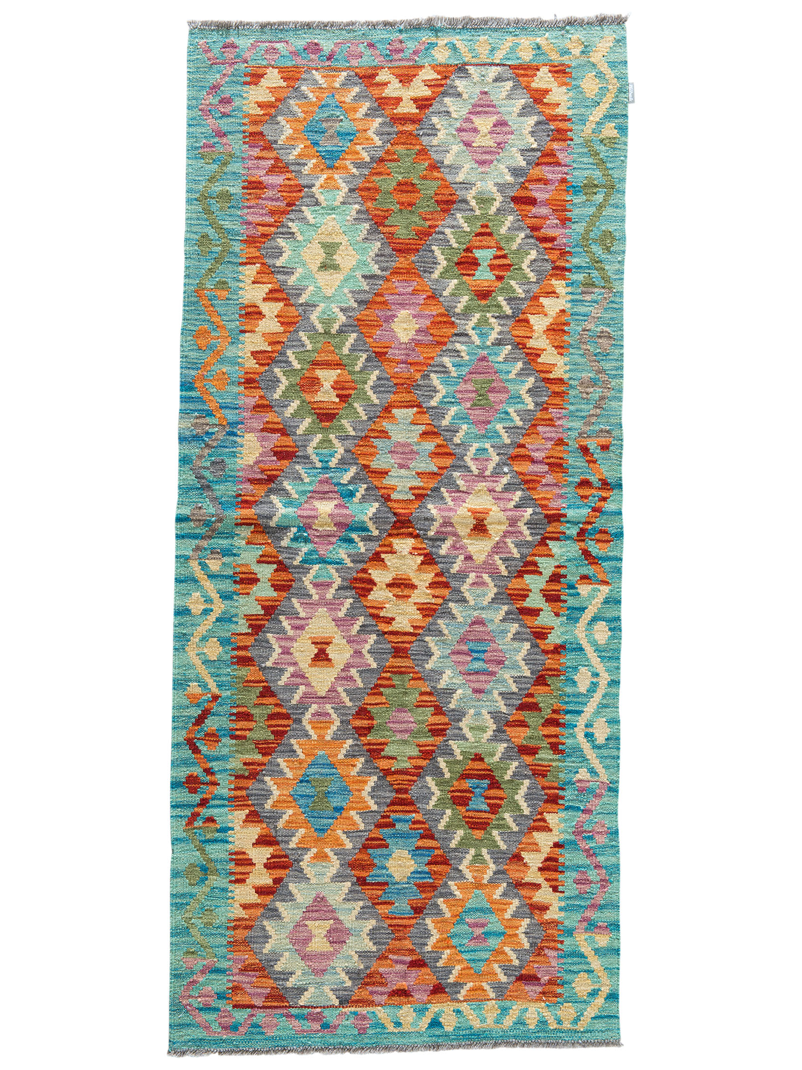 Afghan Kelim ca. 88 x 197 cm, Unikat / Einzelstück