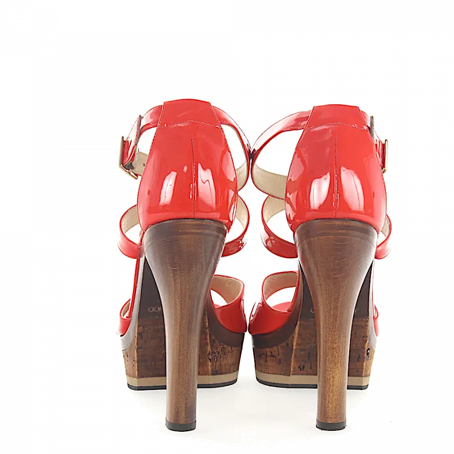 Jimmy Choo - Plateausandalen - orange