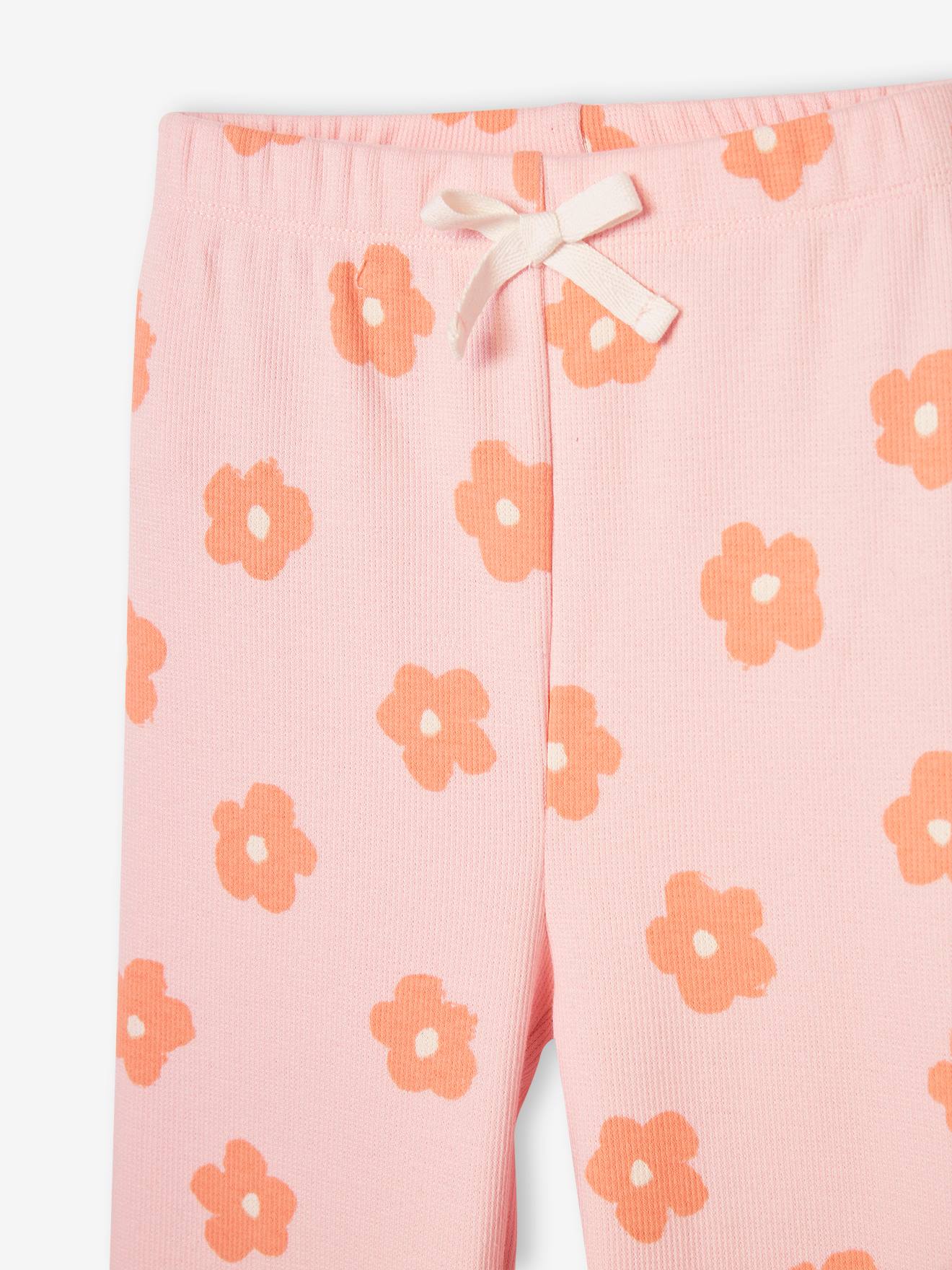 Vertbaudet Mädchen Leggings, gerippt - graugrün