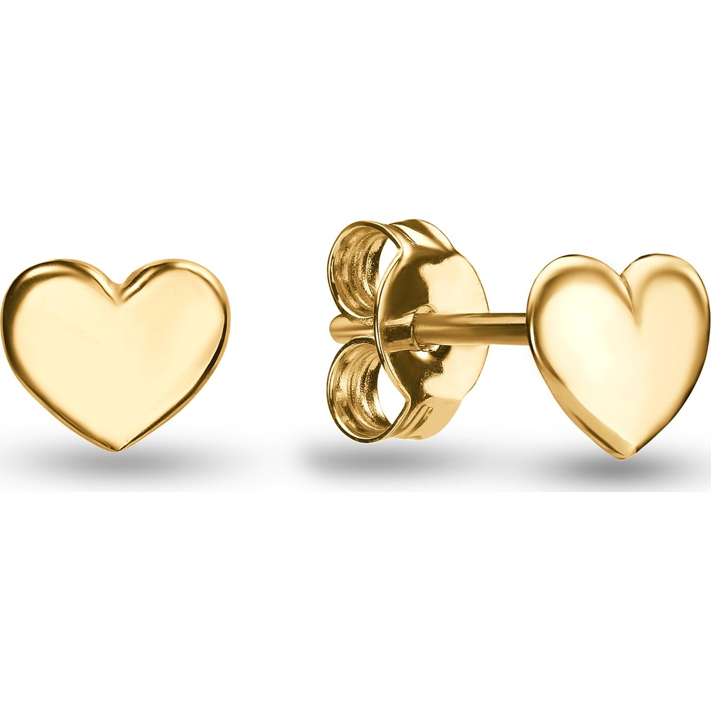 Valeria Boucles d'oreilles à fermoir à poussette 375 Or jaune Boucles d'oreilles