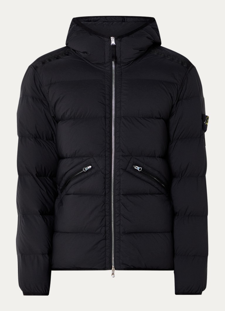 Μπουφάν Stone Island 81154 από πούπουλα με γέμιση από φτερά και τσέπες με φερμουάρ