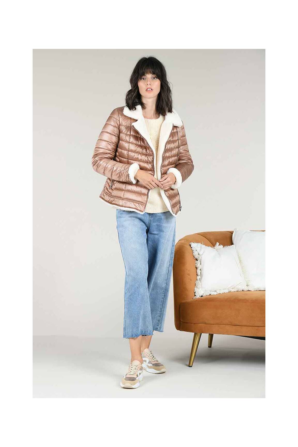 Molly Bracken Manteaux Courts Femme couleur marron