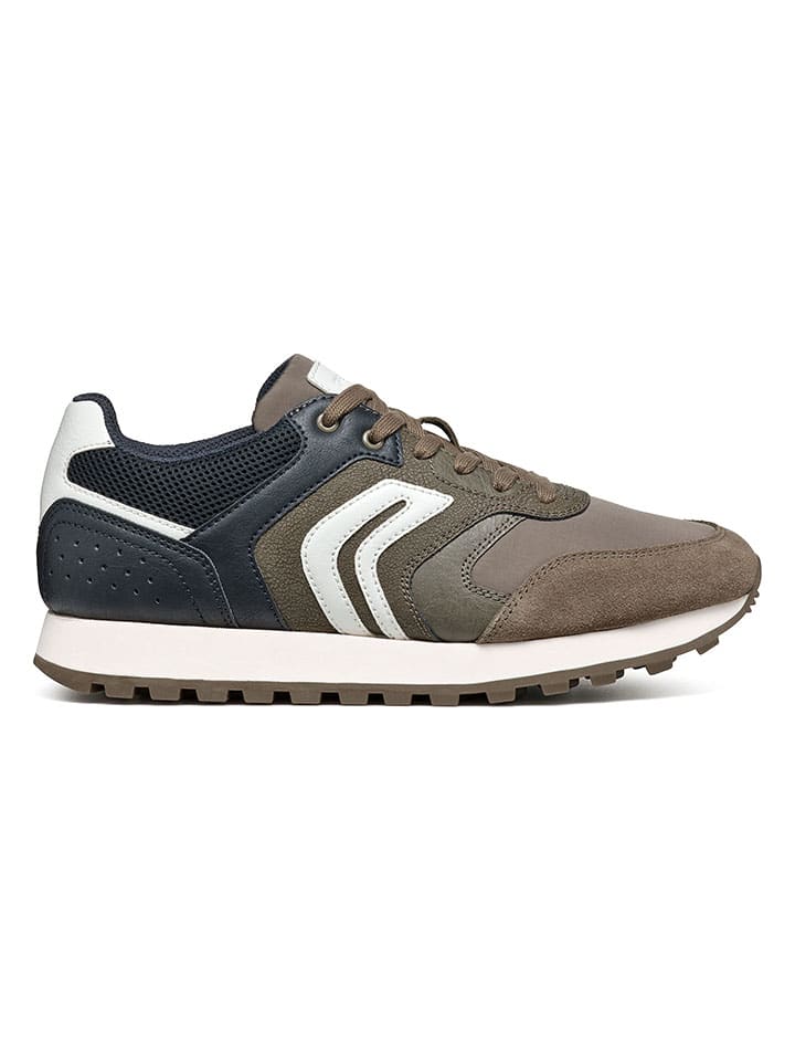 Geox Sneakers in Taupe/ Dunkelblau günstig kaufen