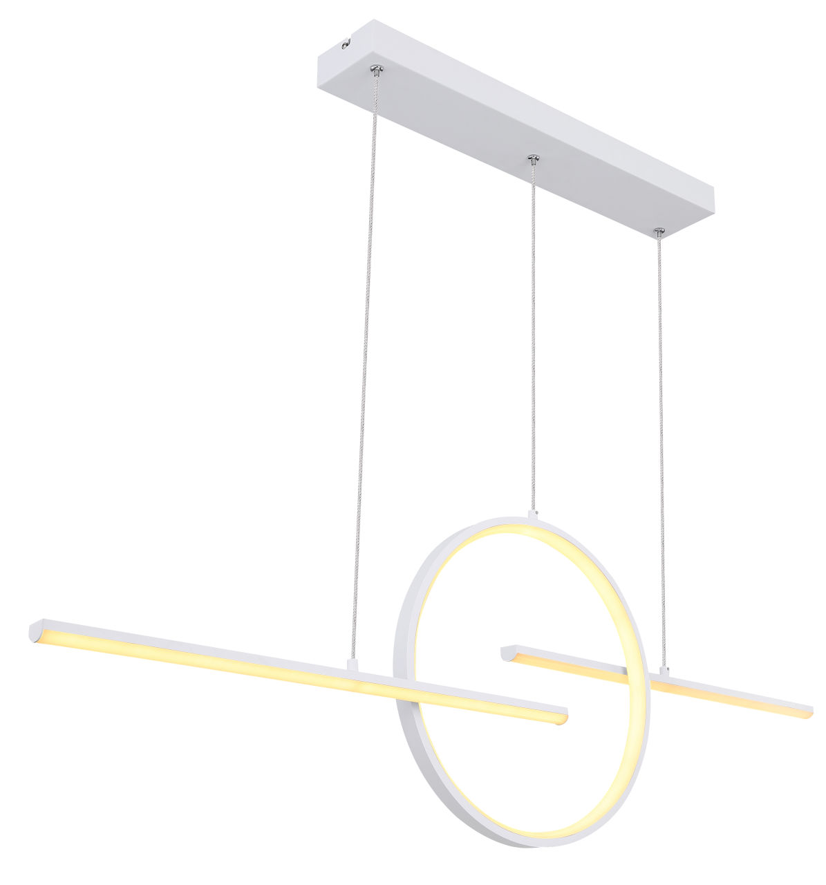 Globo Lighting - BARRAL - Hängeleuchte Metall weiß, LED
