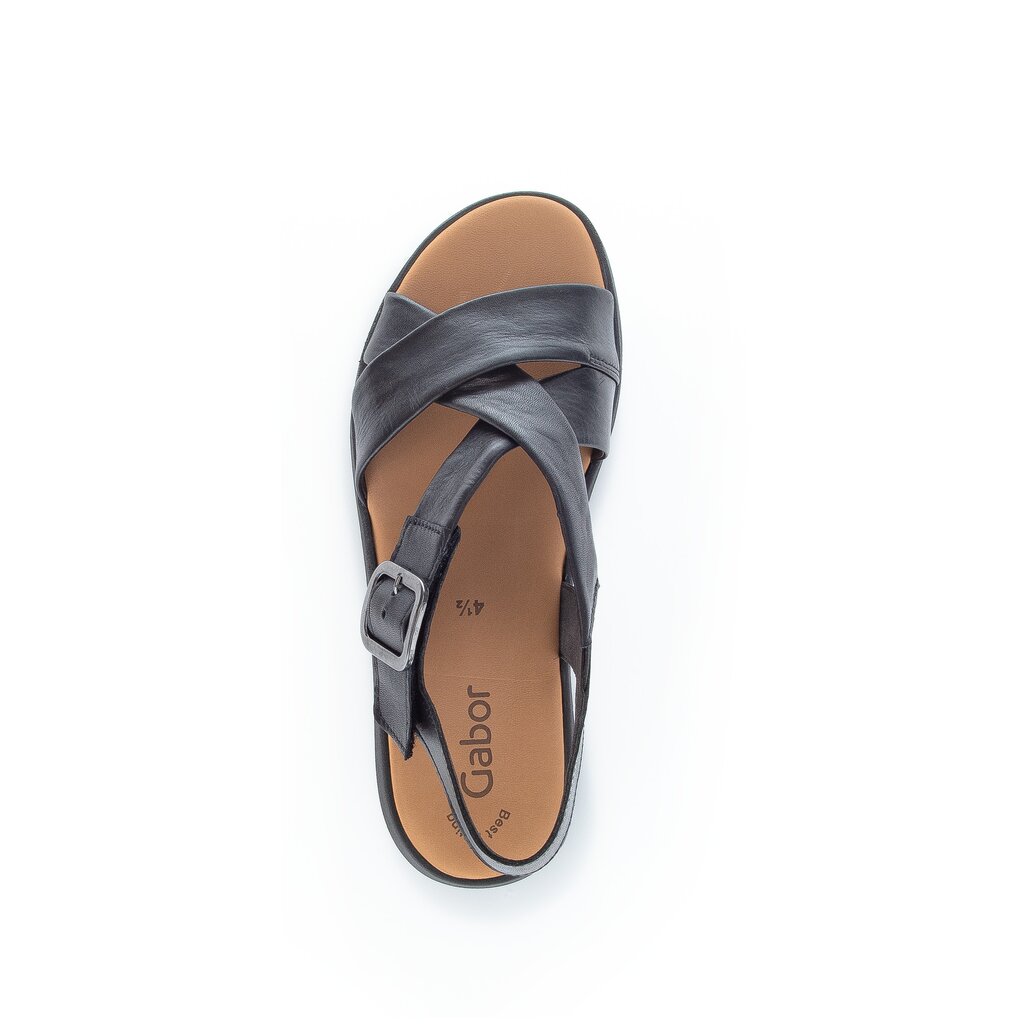Gabor fashion Plateau Sandale schwarz