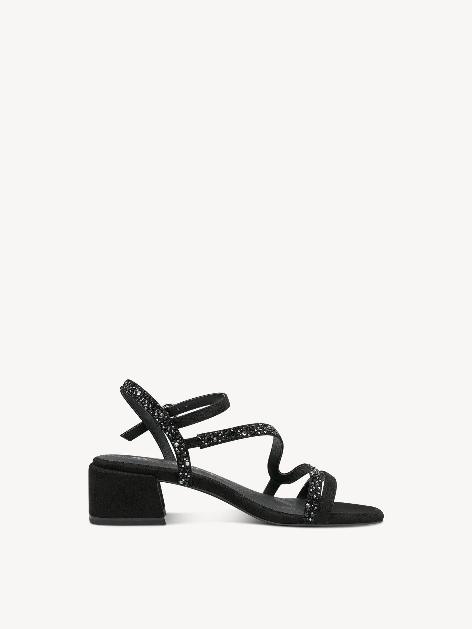 Sandale à talon - noir