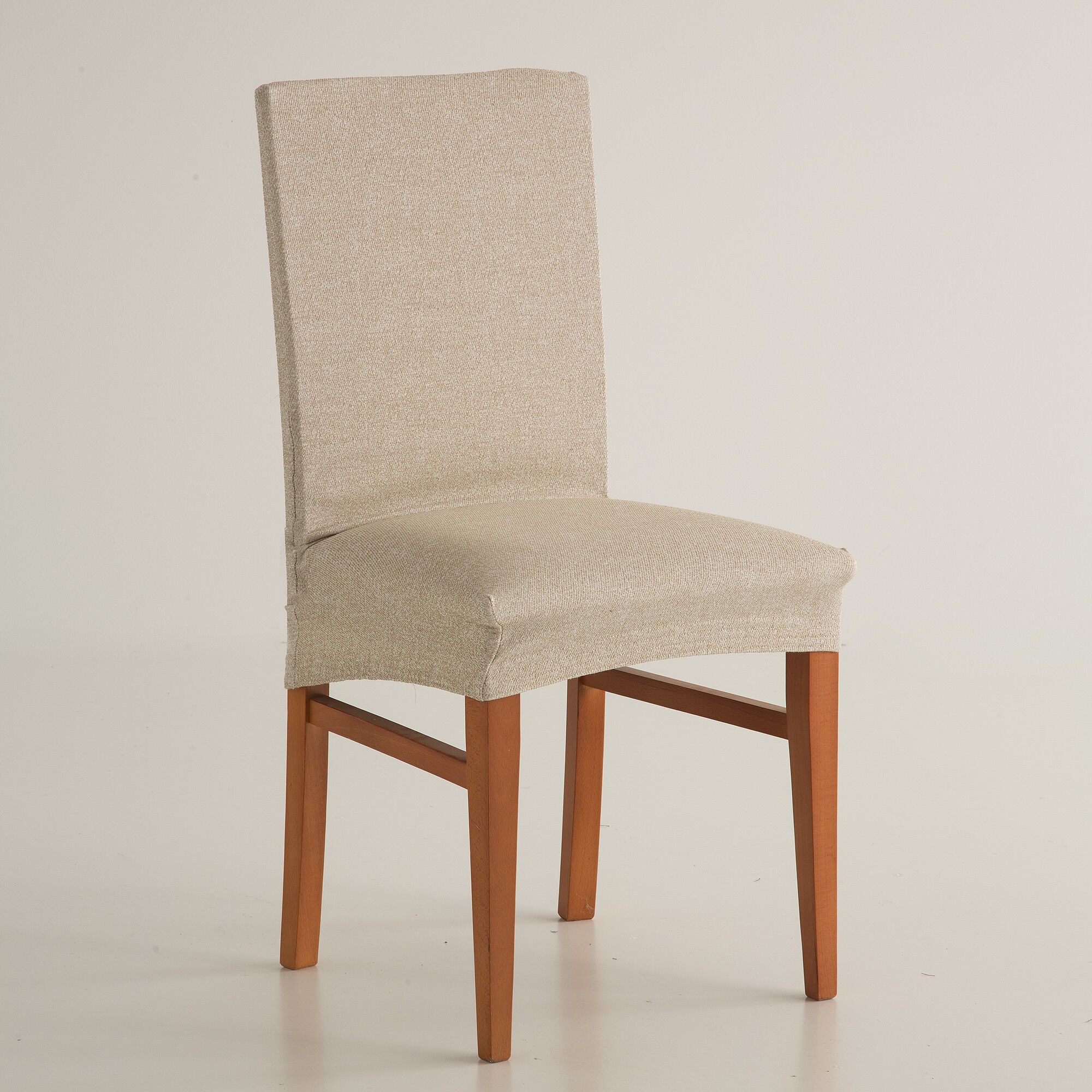 Housse de chaise extensible jacquard chiné