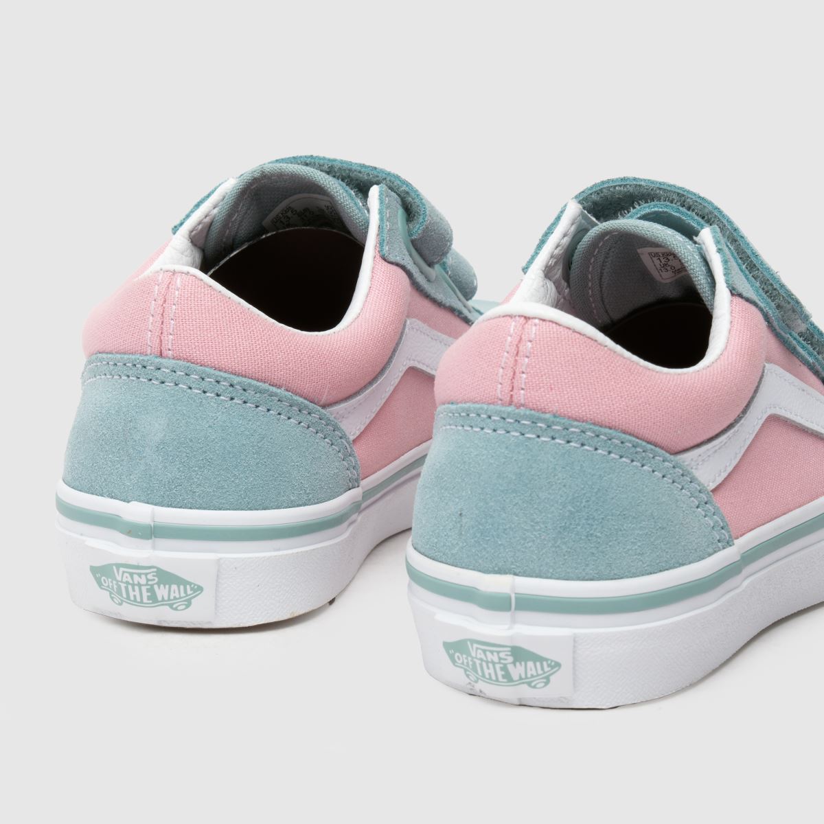Vans grå multifärgade old skool v flickor junior träningsskor