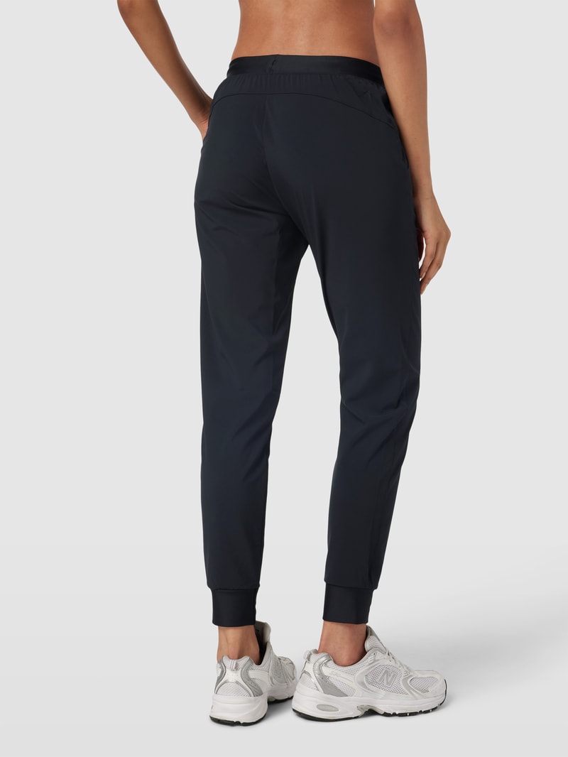 Sweatpants mit elastischem Bund in schwarz