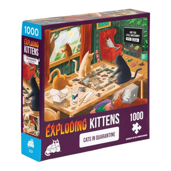 Exploding Kittens Puzzle: Cats in Quarantine (Erw.)