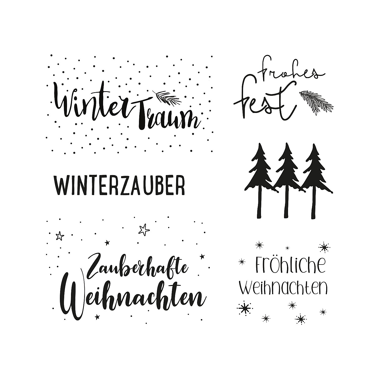 Clear Stempel-Set 