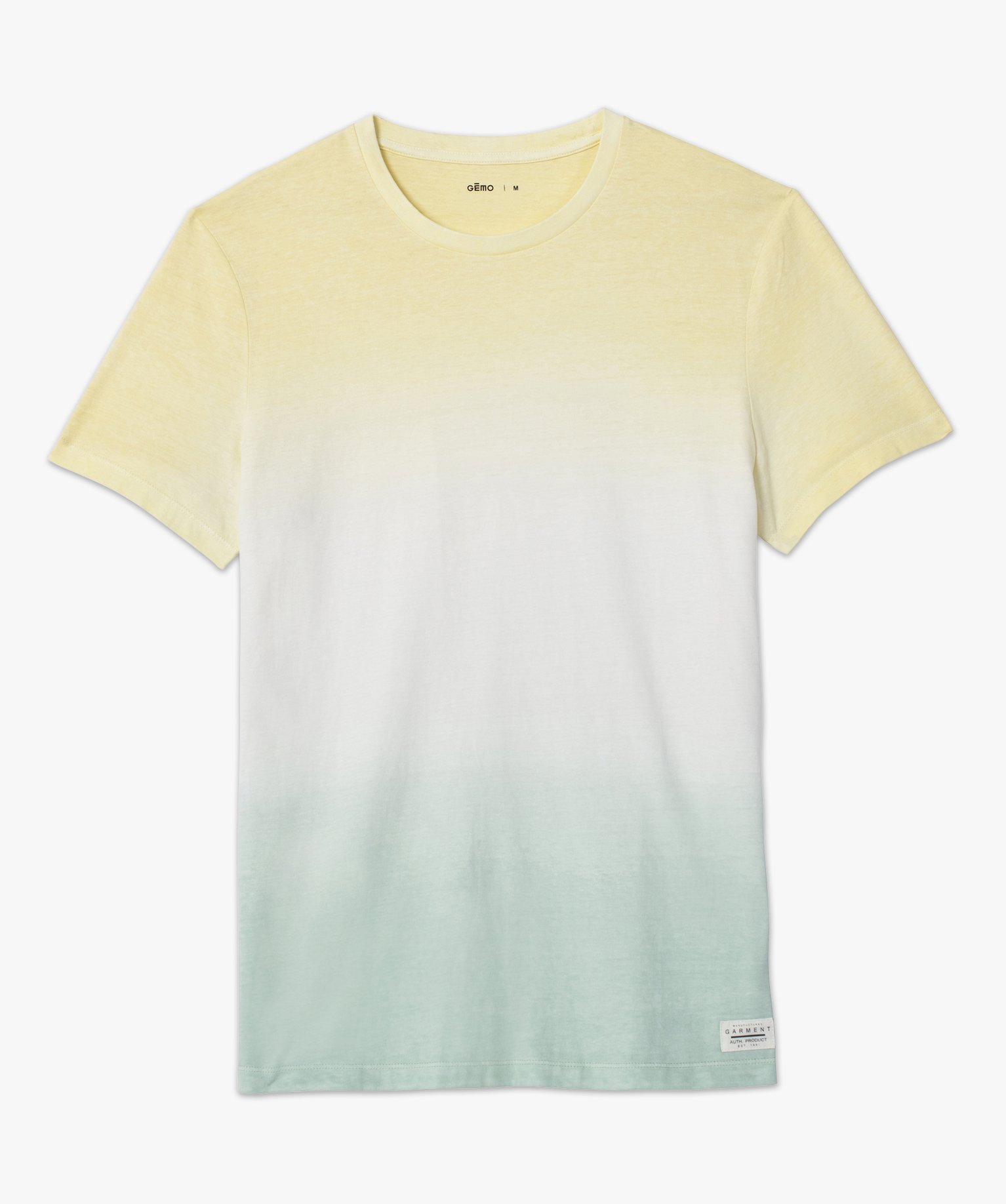 Tee-shirt homme coloris tie and dye jaune | GEMO